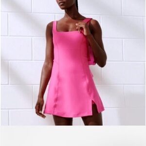 Abercrombie hot pink/fuschia YPB sculptlux active dress size large